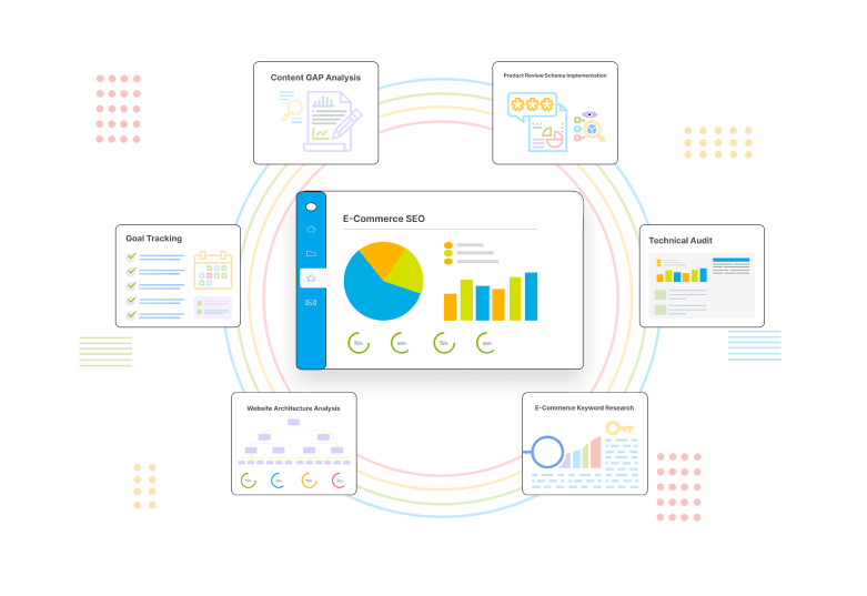 Ecom SEO Illustration